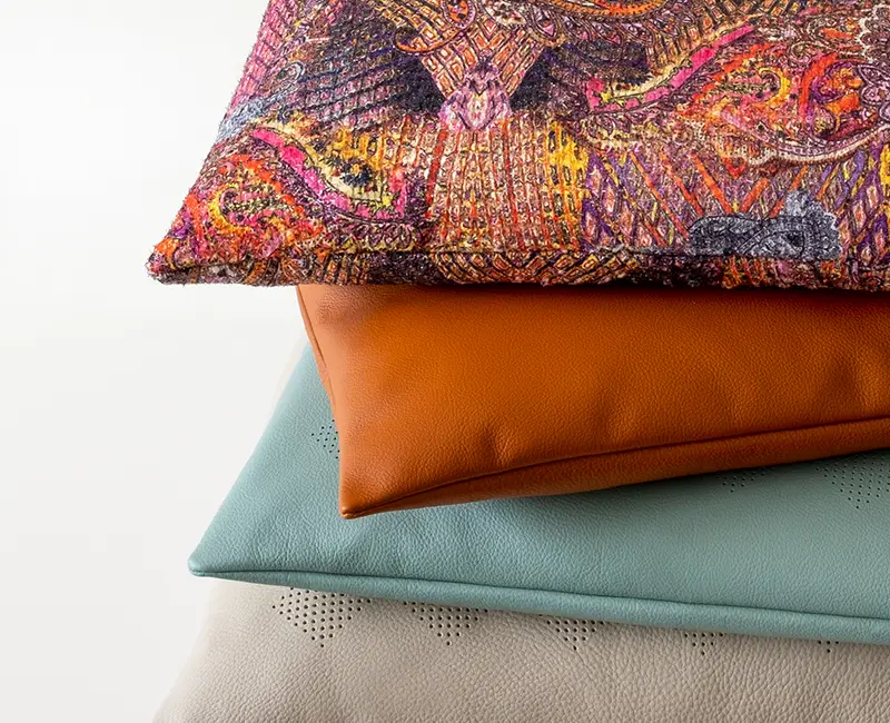 Effe C a Tolentino realizza cuscini da arredo su misura 100% made in Italy